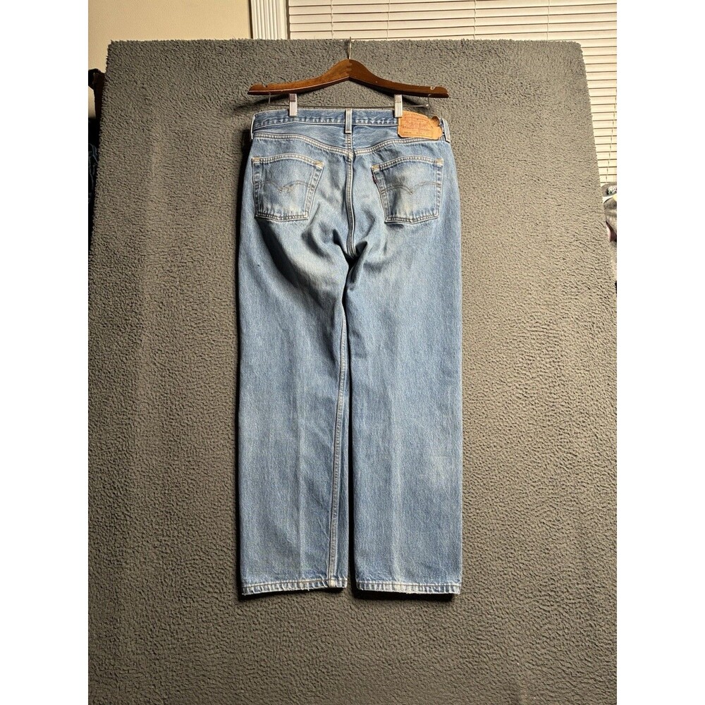 Vintage Levis 501 XX Jeans Mens 34x29 Blue  Denim Button Fly Made USA 90s